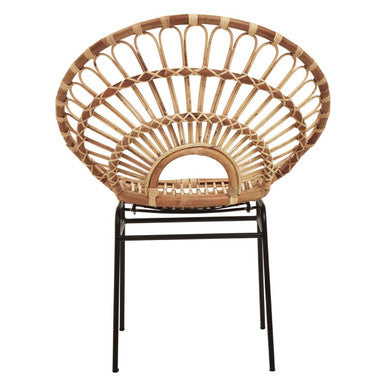 Natural Rattan Sunflower Chair