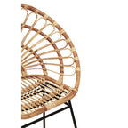 Natural Rattan Sunflower Chair