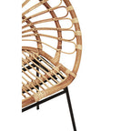 Natural Rattan Sunflower Chair