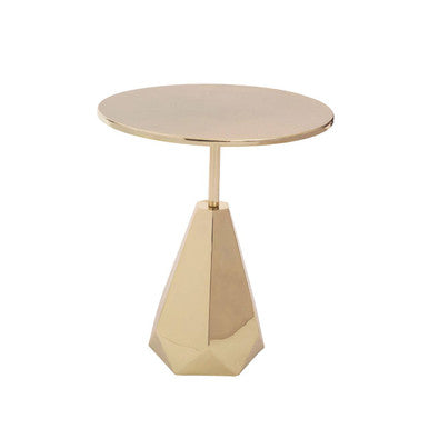 Shiny Gold Side Table