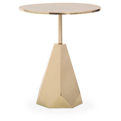 Shiny Gold Side Table
