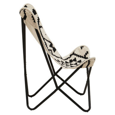 Black and White Butterfly Chair