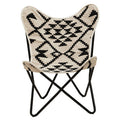 Black and White Butterfly Chair