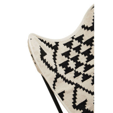 Black and White Butterfly Chair