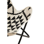 Black and White Butterfly Chair