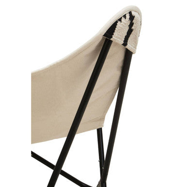 Black and White Butterfly Chair