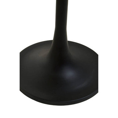 White Marble Side Table With Column Base