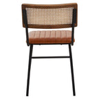Tan Leather Dining Chair