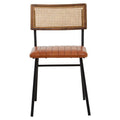 Tan Leather Dining Chair