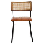 Tan Leather Dining Chair