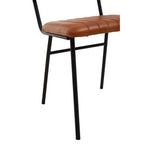 Tan Leather Dining Chair