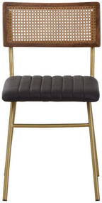 Black Leather Dining Chair