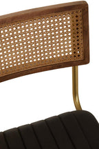 Black Leather Dining Chair