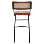 Tan Leather Bar Chair