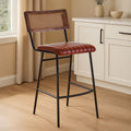 Tan Leather Bar Chair