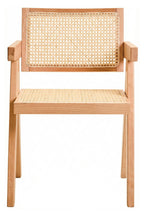 Natural Cane and Beech Wood Dining Chair