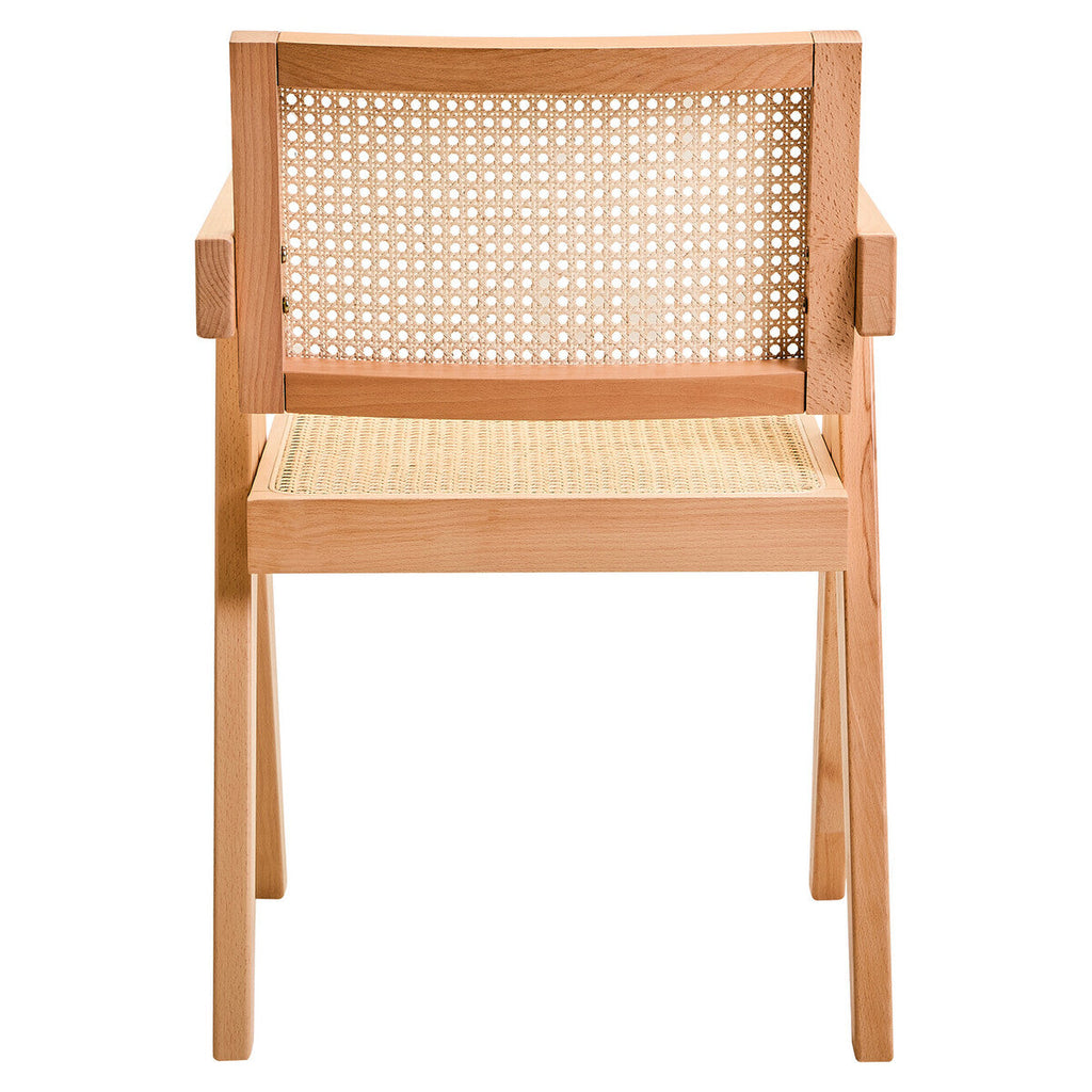 Natural Cane and Beech Wood Dining Chair
