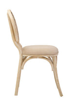 White Wash Elm Wood Dining Chair