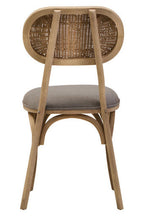 Grey Wash Elm Wood Dining Chair