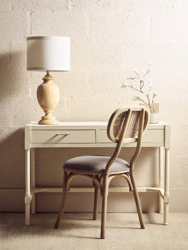 Grey Wash Elm Wood Dining Chair