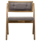 Grey Wash Elm Wood Folding Chair