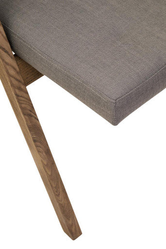 Grey Wash Elm Wood Folding Chair