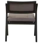 Grey and Black Elm Wood Folding Chair