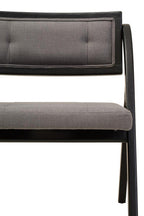 Grey and Black Elm Wood Folding Chair