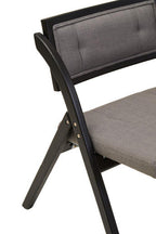Grey and Black Elm Wood Folding Chair
