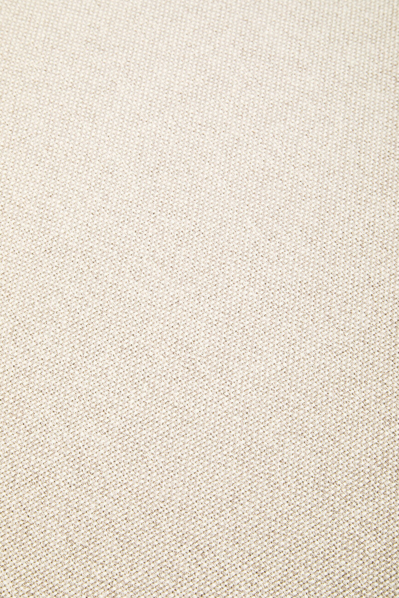 Cream Fabric Ottoman Stool