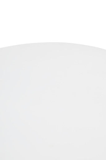 Whitewash Mango Wood Round Coffee Table