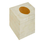 White Shell Square Tissue Box