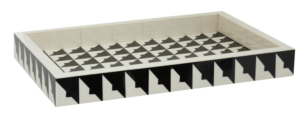 Black and White Tray