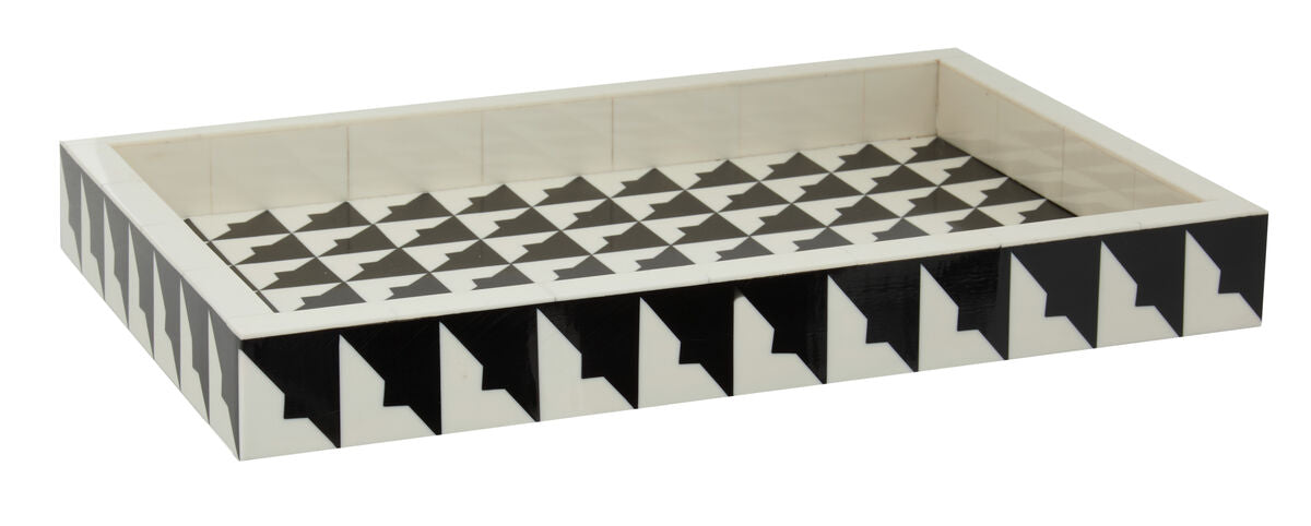 Black and White Tray