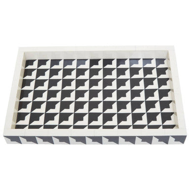 Black and White Tray