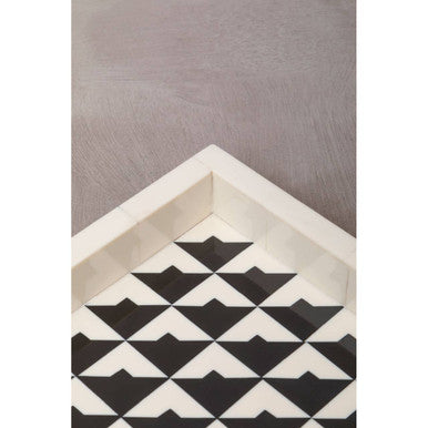 Black and White Tray