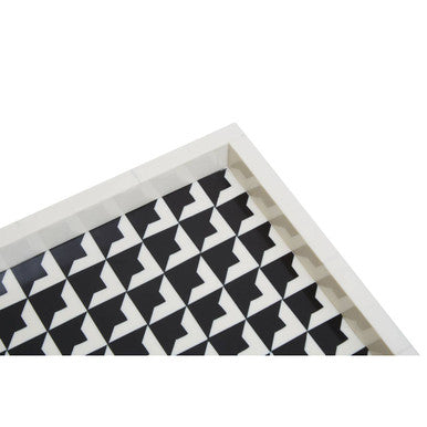 Black and White Tray