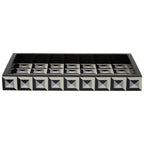 Black and White Rectangular Styling Tray