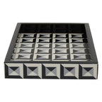 Black and White Rectangular Styling Tray