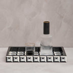 Black and White Rectangular Styling Tray