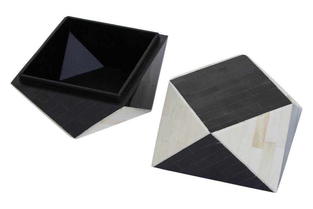 Monochrome Compact Small Trinket Box