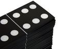 Gold Domino Set with Black Dominoes