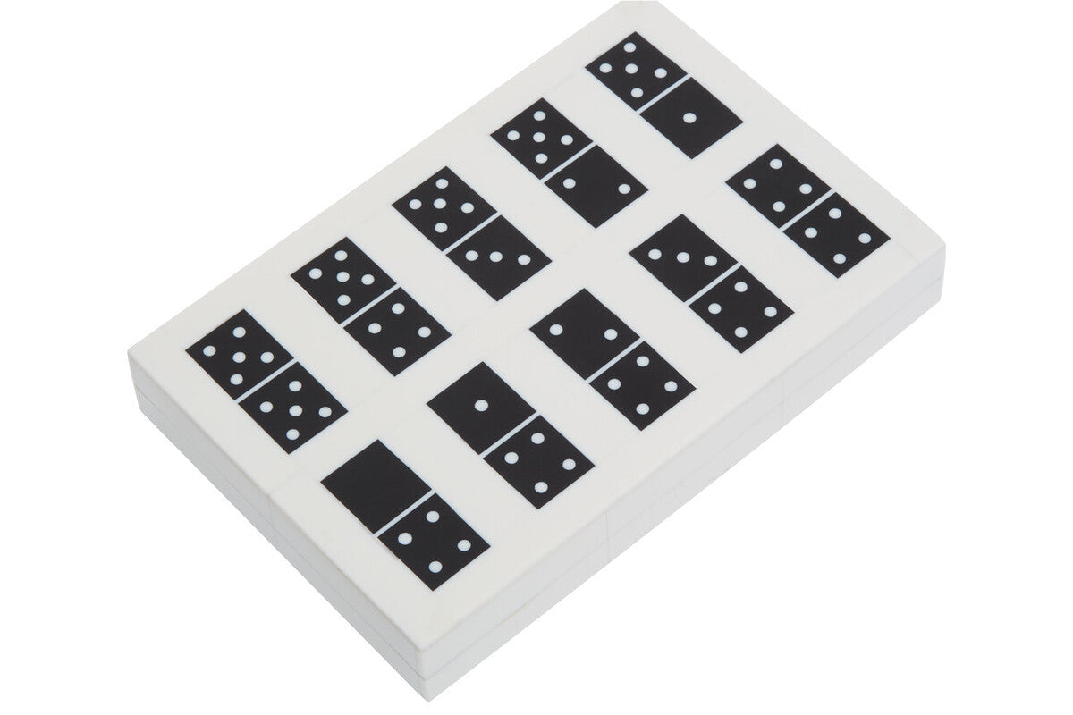 Black and White Domino Box Set