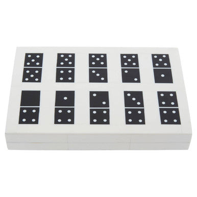 Black and White Domino Box Set
