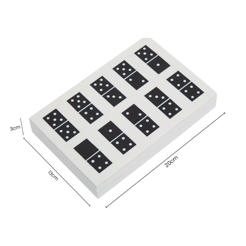 Black and White Domino Box Set