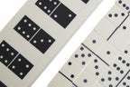 White and Black Finish Domino Box