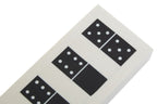 White and Black Finish Domino Box