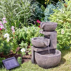 Solar-Powered Genoa Cascade Water Fountain