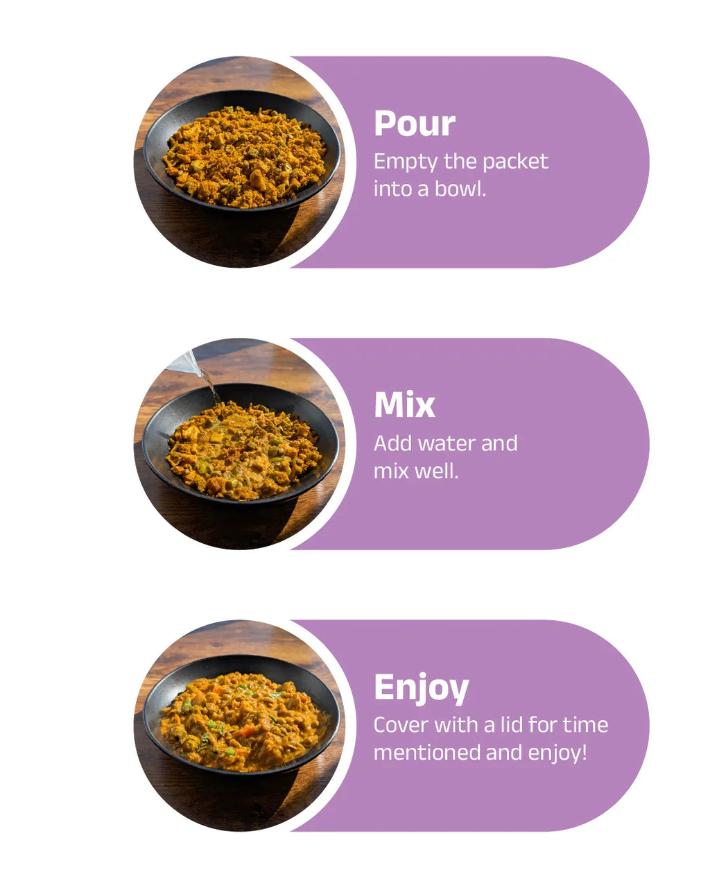 5 Minutes To Delhi Urad Dhal Camping Meal (Vegan)