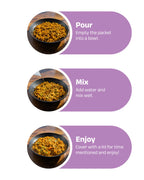 5 Minutes To Delhi Urad Dhal Camping Meal (Vegan)